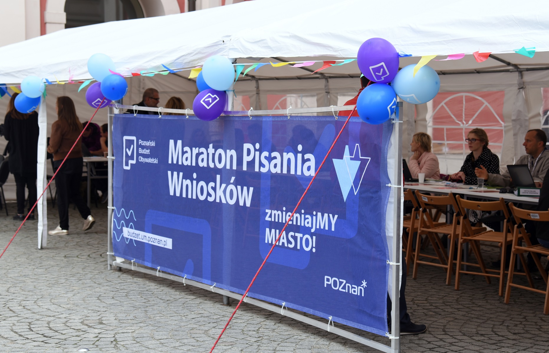 Maraton Pisania Wniosków PBO - grafika rozmowy