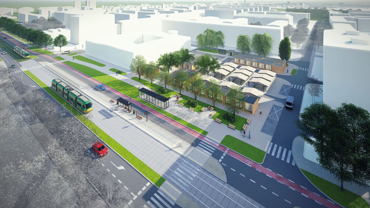 25 czerwca rozpoczną się konsultacje społeczne w związku z budową nowej trasy tramwajowej prowadzącej na Klin Dębiecki - grafika rozmowy
