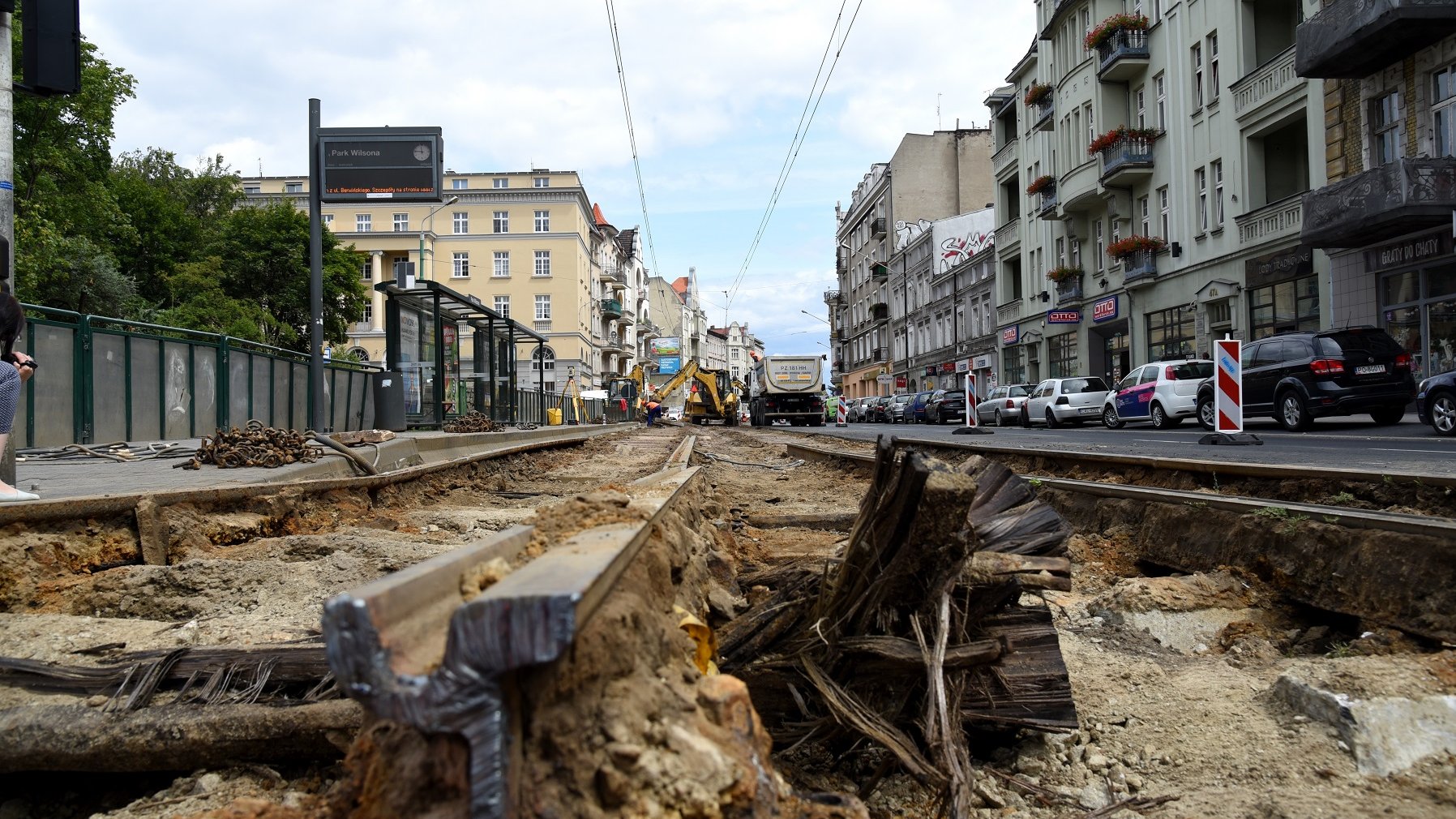 Wspólne prace MPK i Aquanetu na ul. Głogowskiej