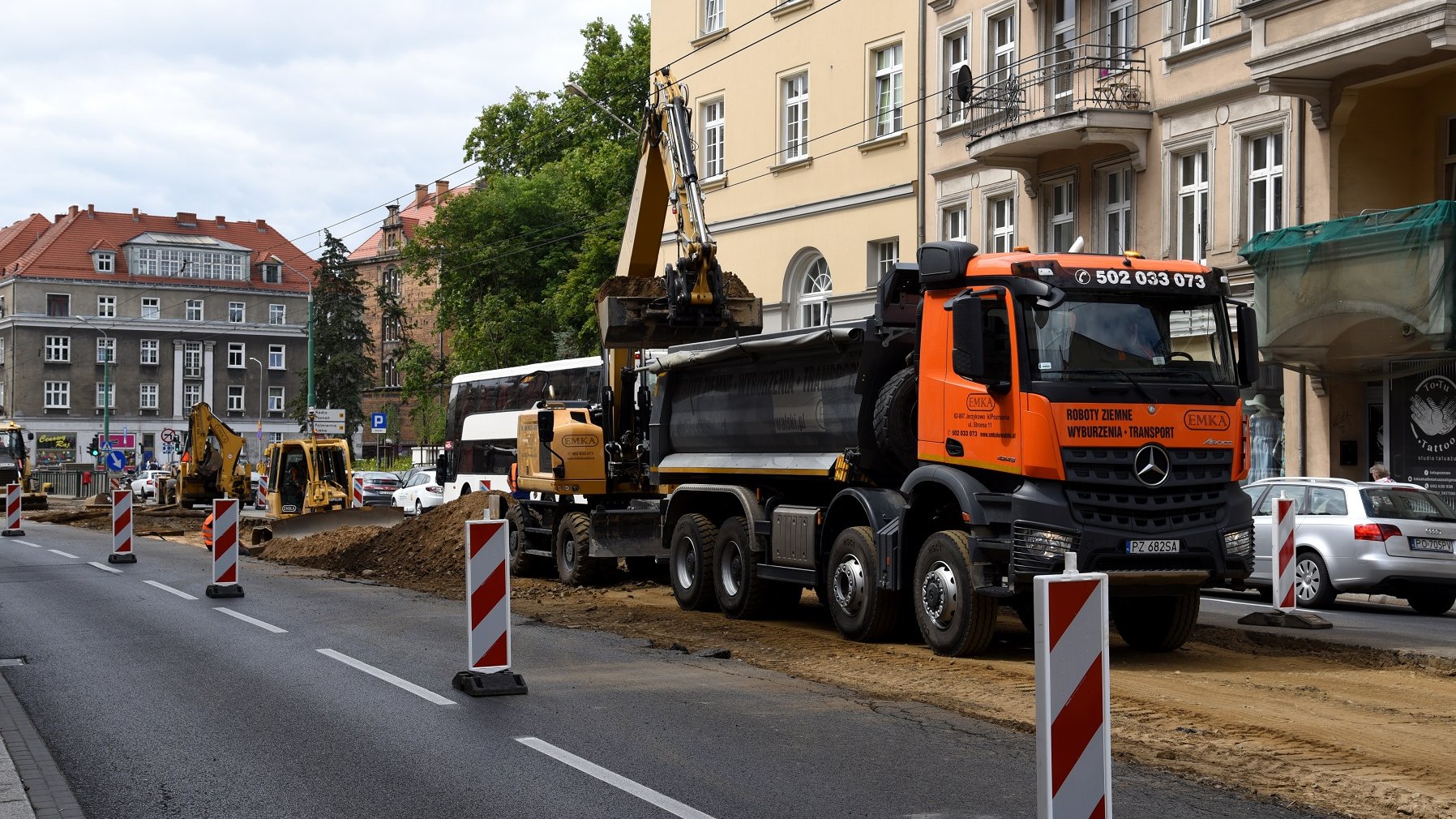 Wspólne prace MPK i Aquanetu na ul. Głogowskiej