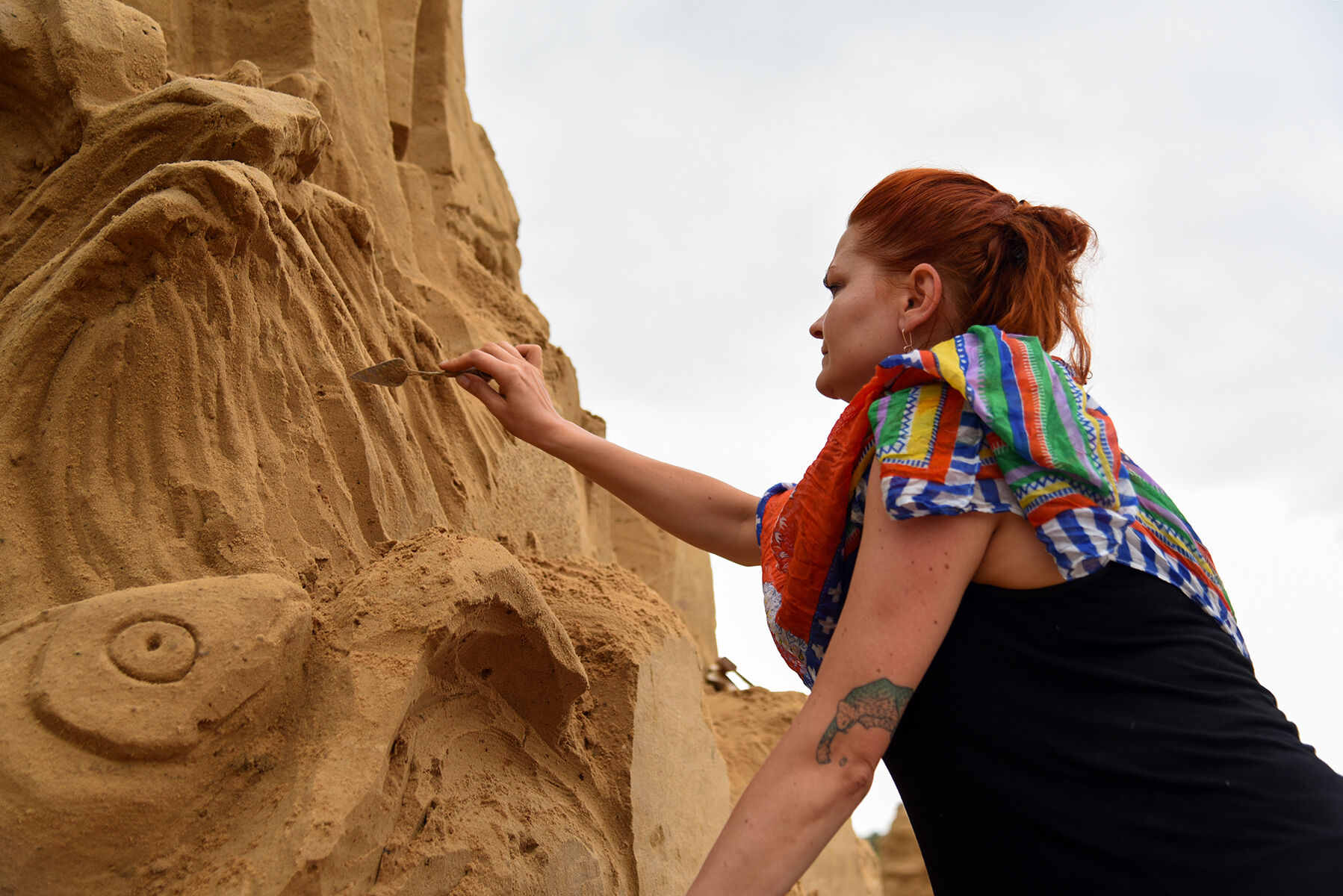 Poznań Sand Festival 2019 - grafika rozmowy