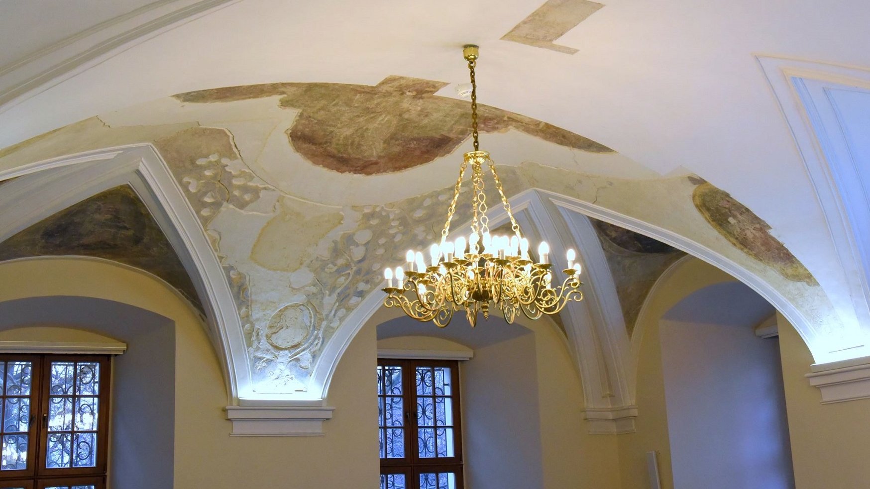 W Sali Sesyjnej Urzędu Miasta Poznania odsłonięty i zakonserwowany został fragment XVIII-wiecznego fresku
