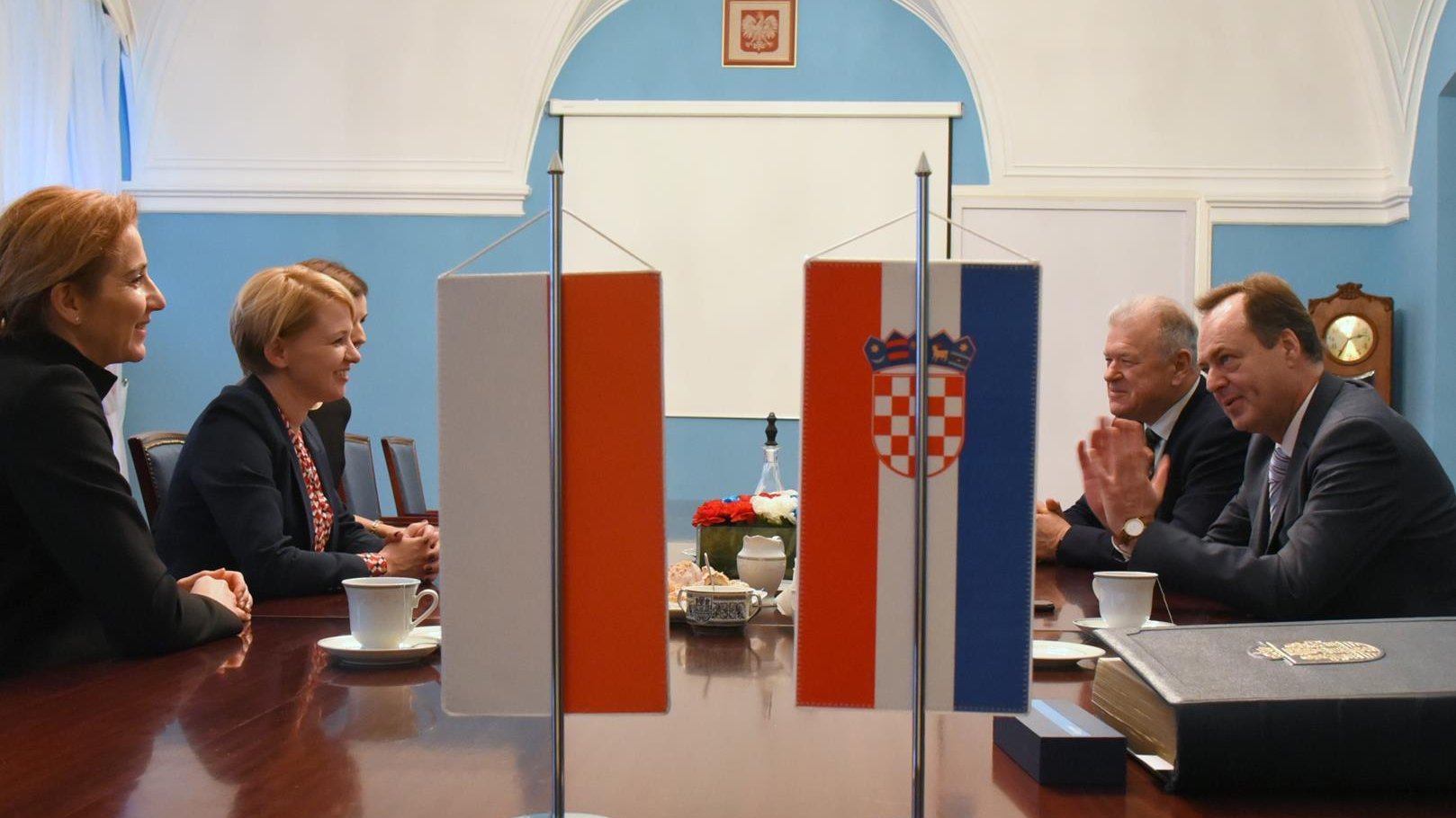 Ambasadora przyjęła Katarzyna Kierzek-Koperska, zastępczyni prezydenta Poznania