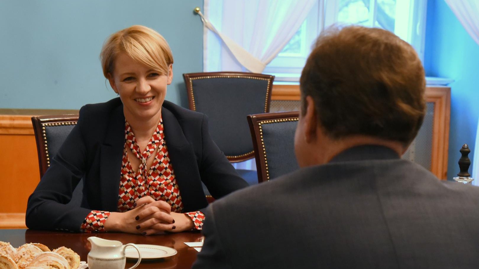 Ambasadora przyjęła Katarzyna Kierzek-Koperska, zastępczyni prezydenta Poznania