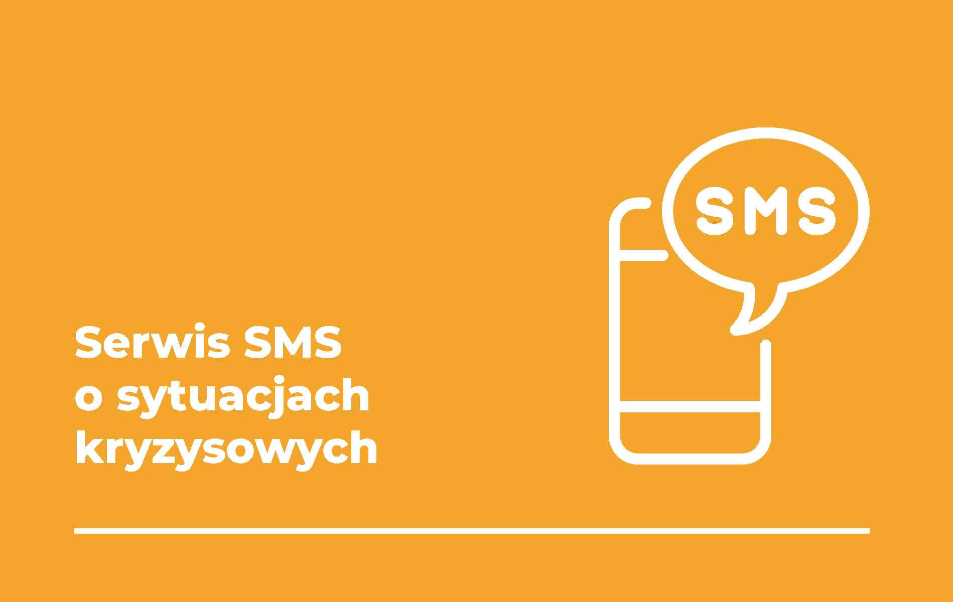 Serwis SMS o sytuacjach kryzysowych - grafika rozmowy