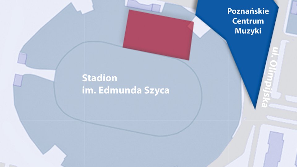 Lokalizacja budynku poza stadionem pozwoliłaby lepiej wykorzystać potencjał przestrzeni