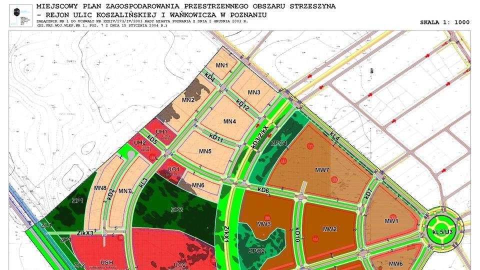 Miejscowy plan zagospodarowania przestrzennego obszaru Strzeszyna