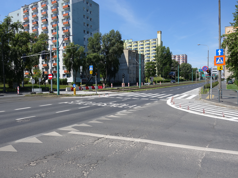 skrzyżowanie ulicy Hetmańskiej z Dmowskiego - grafika rozmowy