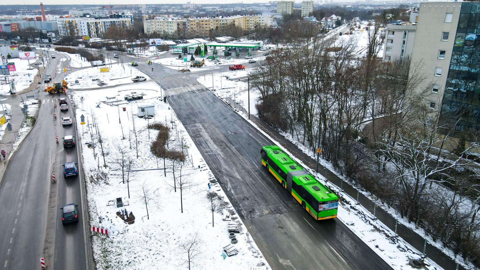 Galeria zdjęć z budowy trasy i układu drogowego na Naramowice