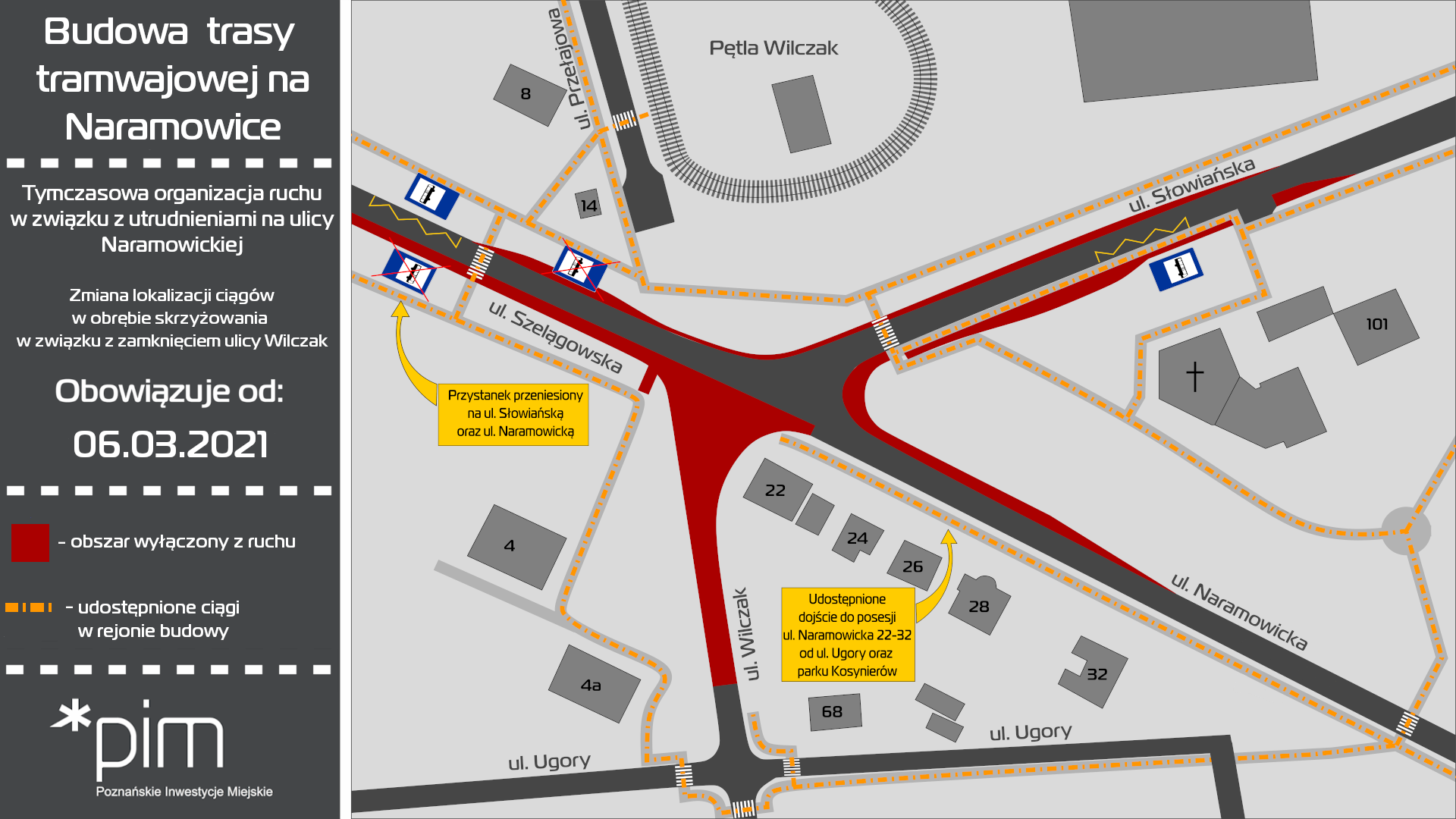 Infografika - mapka z trasami dla pieszych - grafika rozmowy