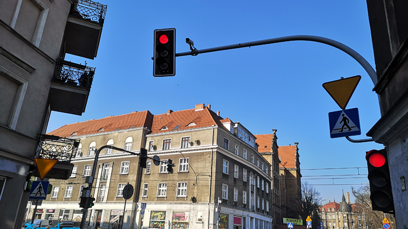 Sygnalizacja świetlna przy ul. Kanałowej