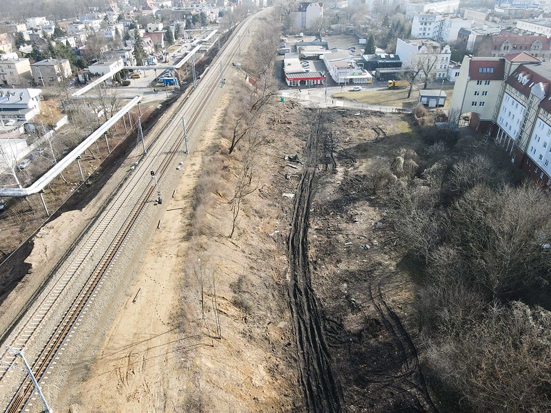 Ulica św. Wawrzyńca z lotu ptaka - grafika rozmowy