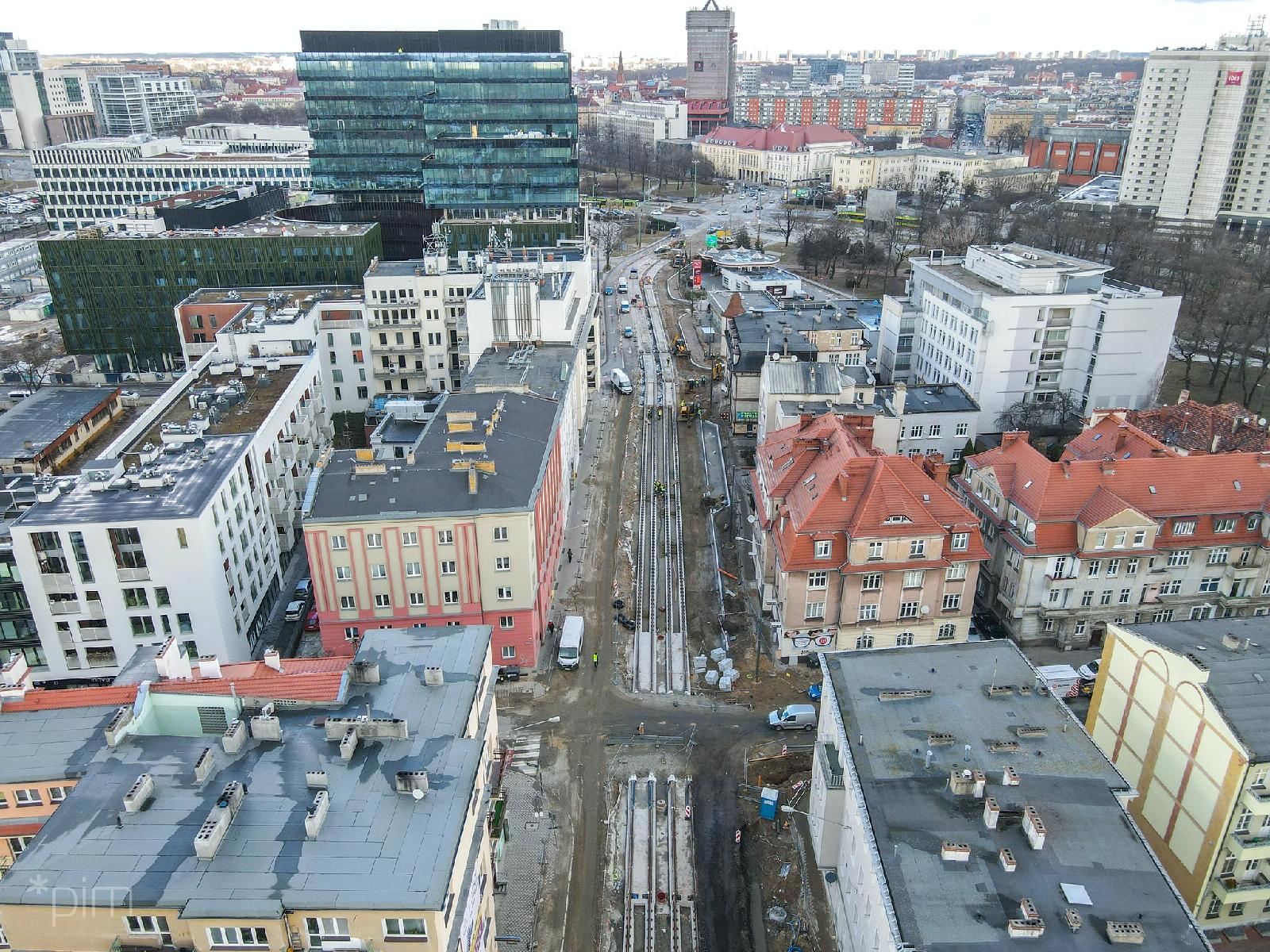 Galeria zdjęć z przebudowy ul. Wierzbięcice - grafika rozmowy