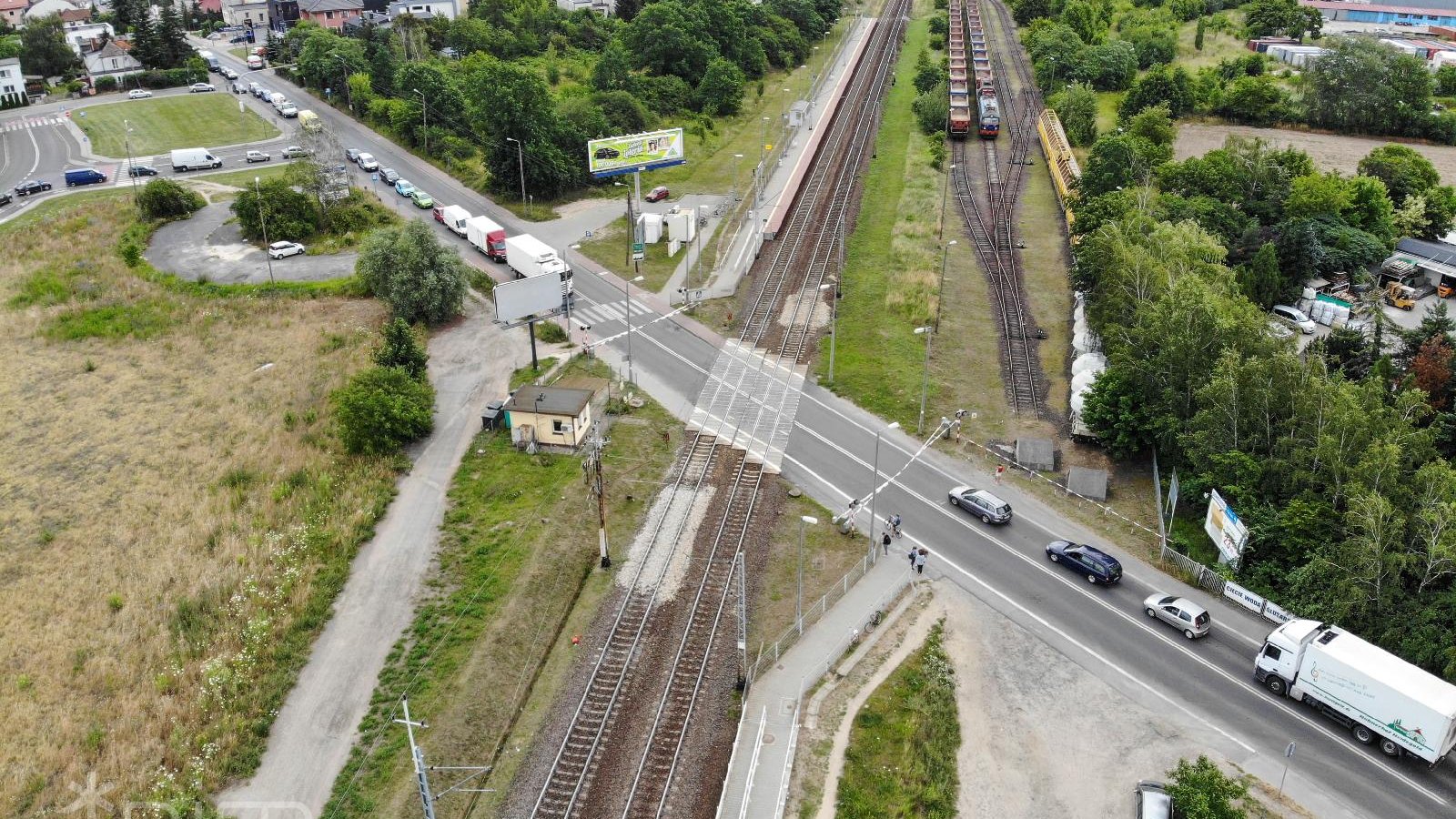 Galeria zdjęć miejsca na granicy Poznania i Plewisk, gdzie powstanie tunel i węzeł transportowy