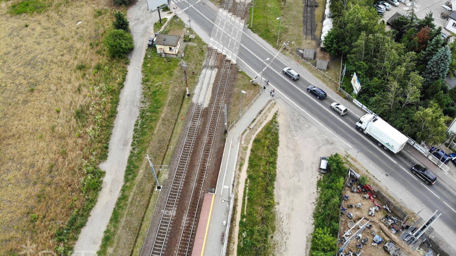 Galeria zdjęć miejsca na granicy Poznania i Plewisk, gdzie powstanie tunel i węzeł transportowy