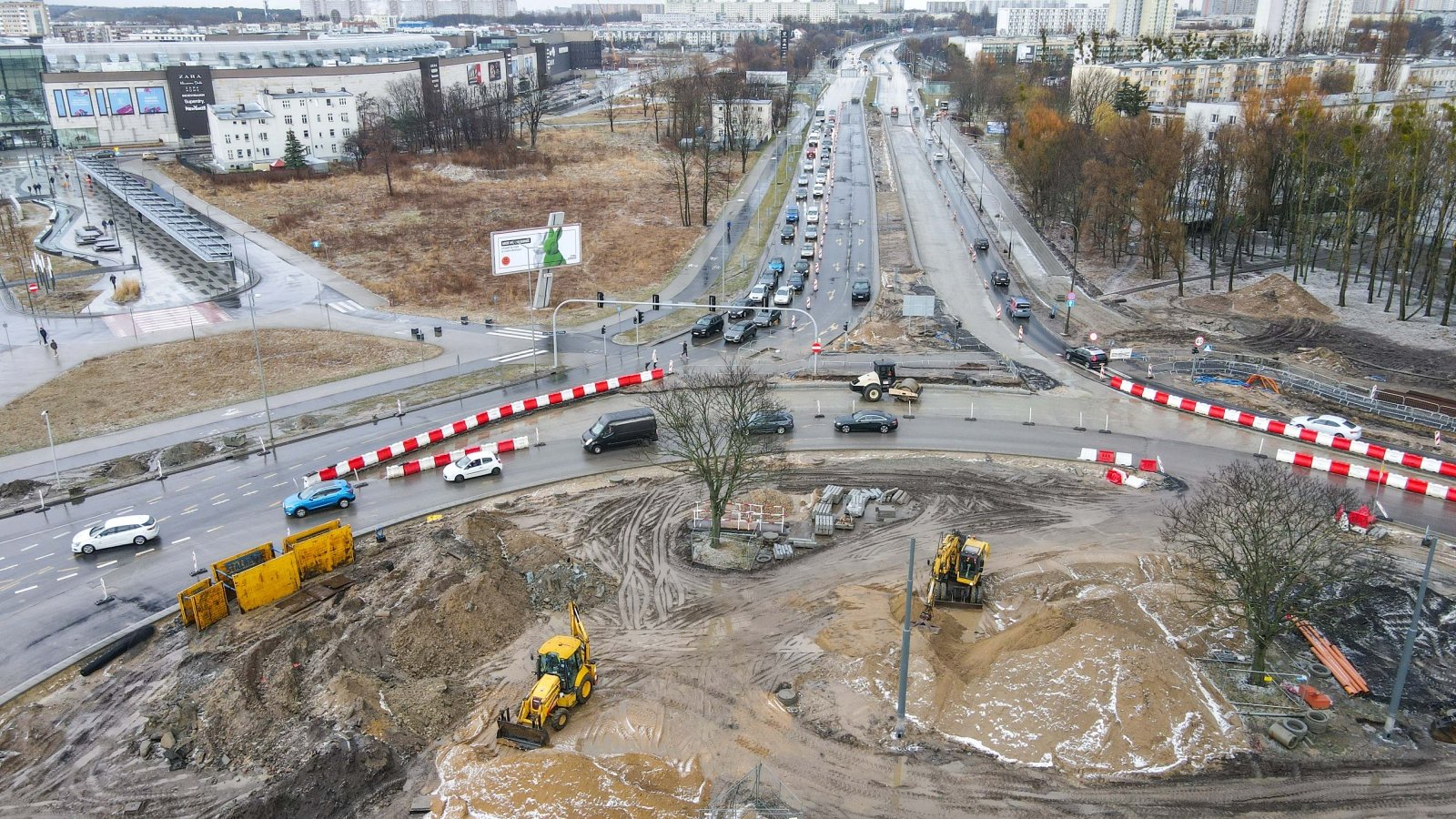 Galeria zdjęć z lotu ptaka na rondo Rataje