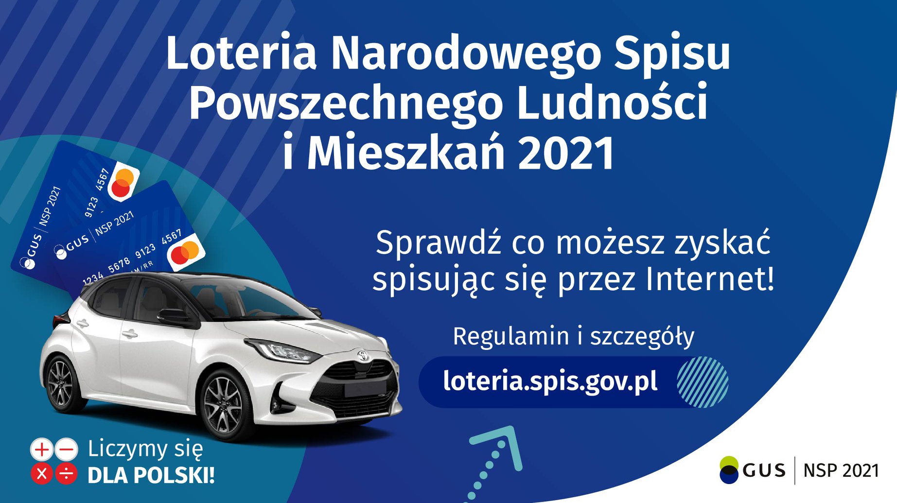 Galeria zdjęć przedstawia grafiki promujące udział w Narodowym Spisie Powszechnym. - grafika rozmowy