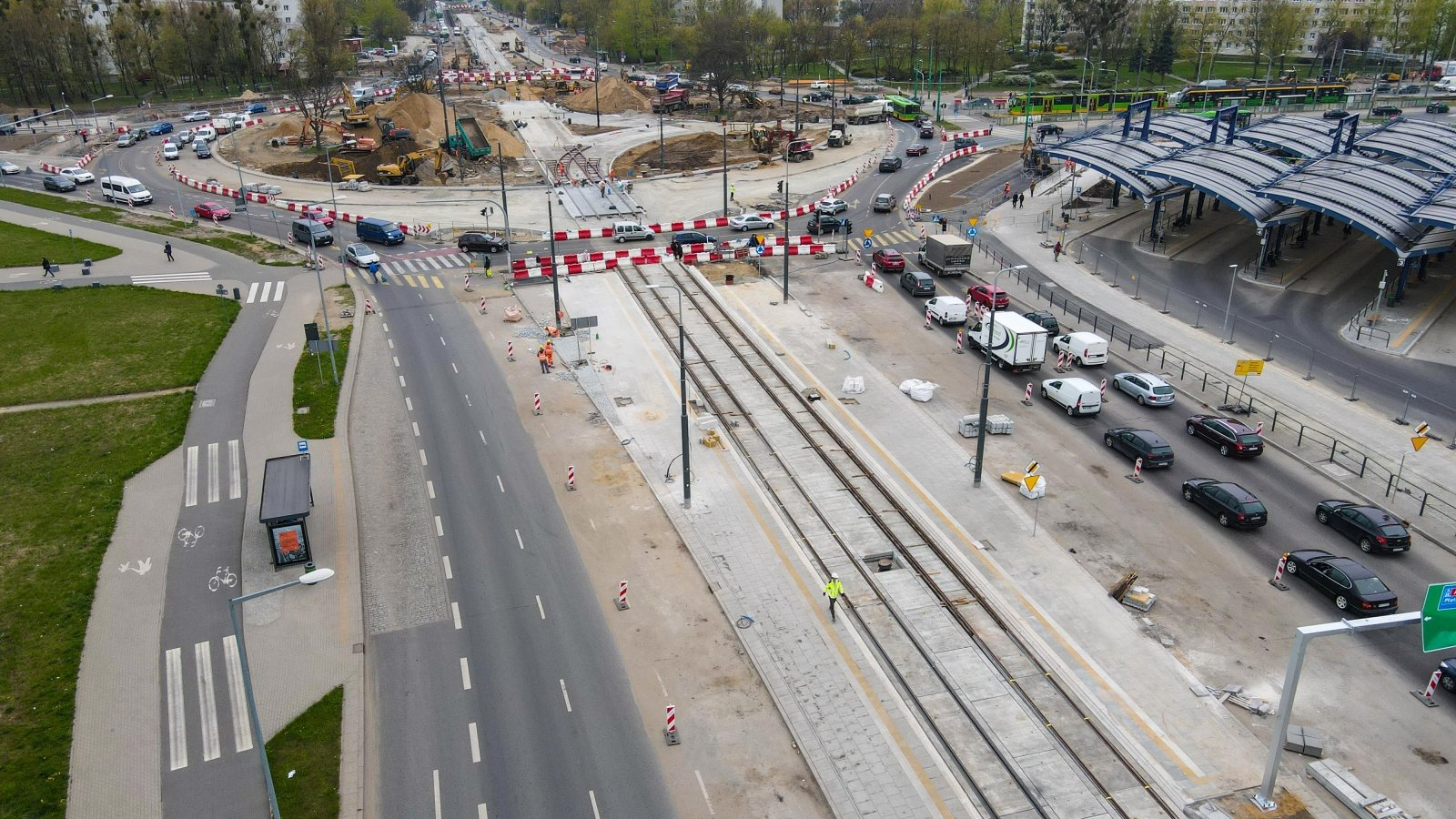 Galeria zdjęć z przebudowy ronda Rataje