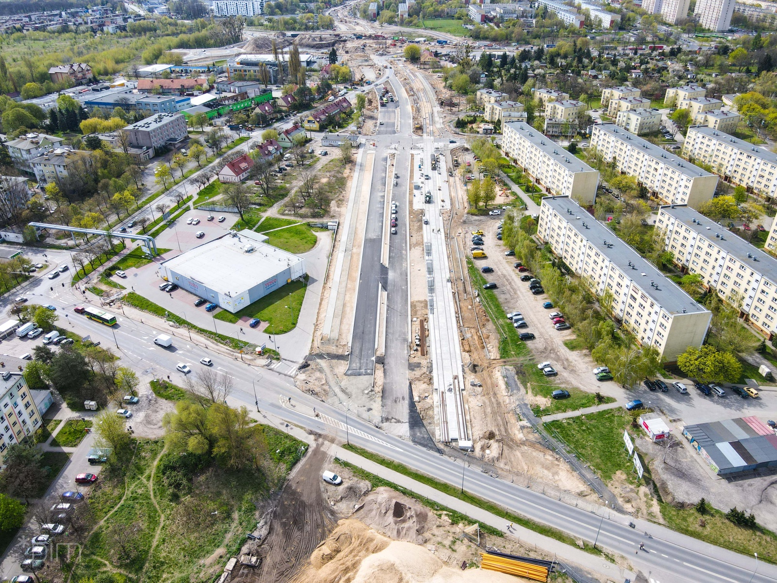 Galeria zdjęć z budowy trasy tramwajowej na Naramowice - grafika rozmowy