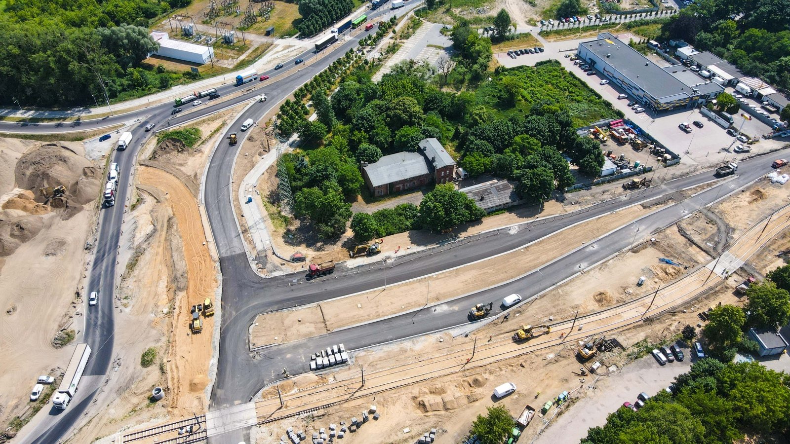 Galeria zdjęć z budowy trasy tramwajowej na Naramowice