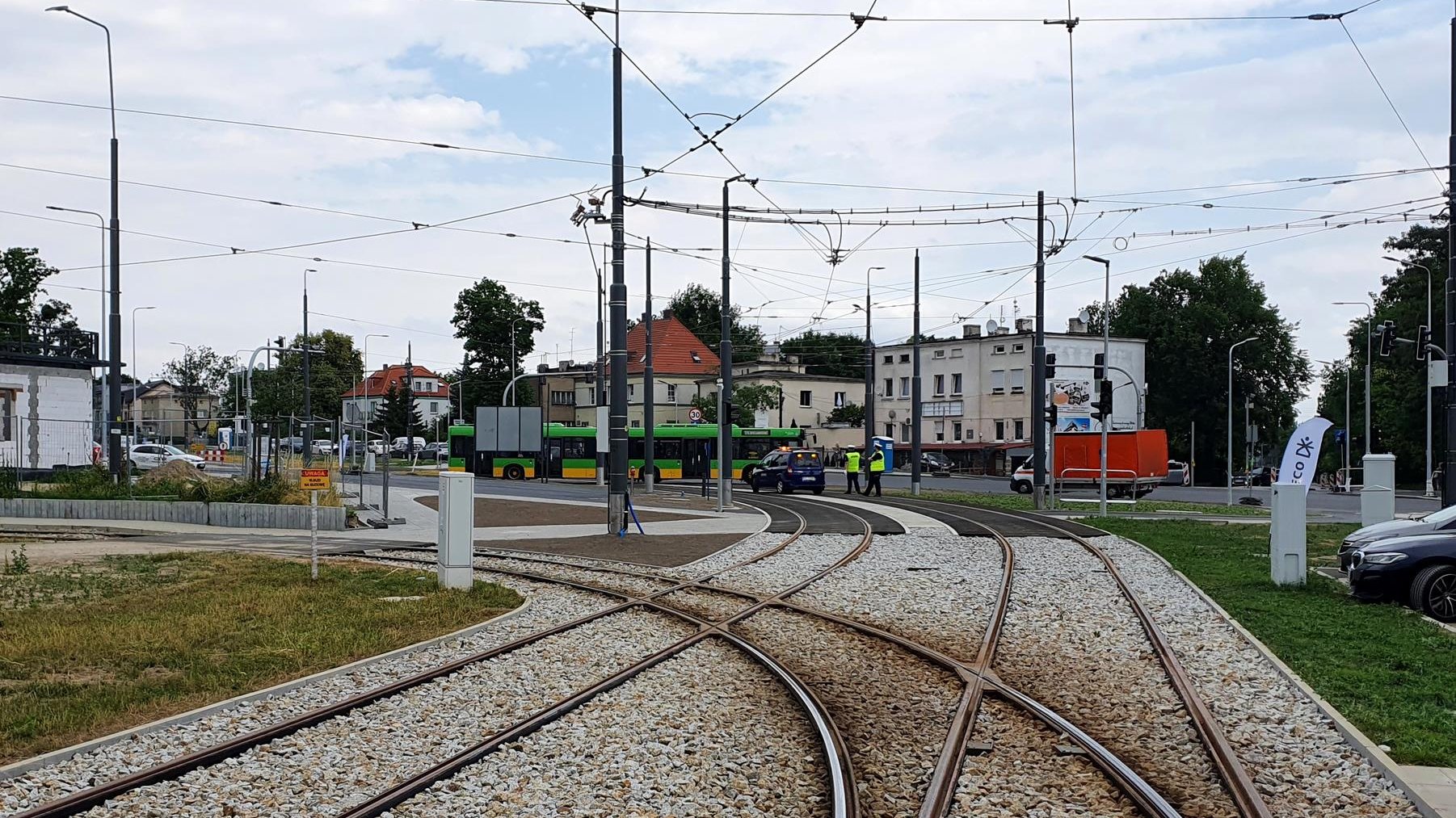 Galeria zdjęć z testowych przejazdów tramwajów po pierwszej części trasy tramwajowej na Naramowice