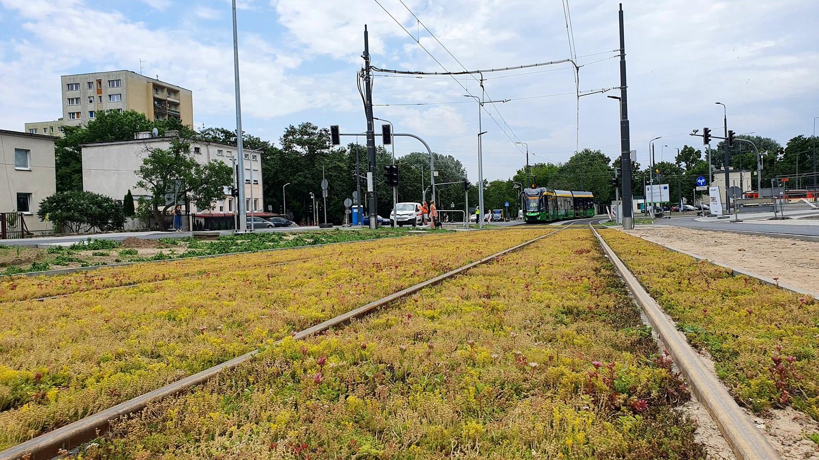 Galeria zdjęć z testowych przejazdów tramwajów po pierwszej części trasy tramwajowej na Naramowice