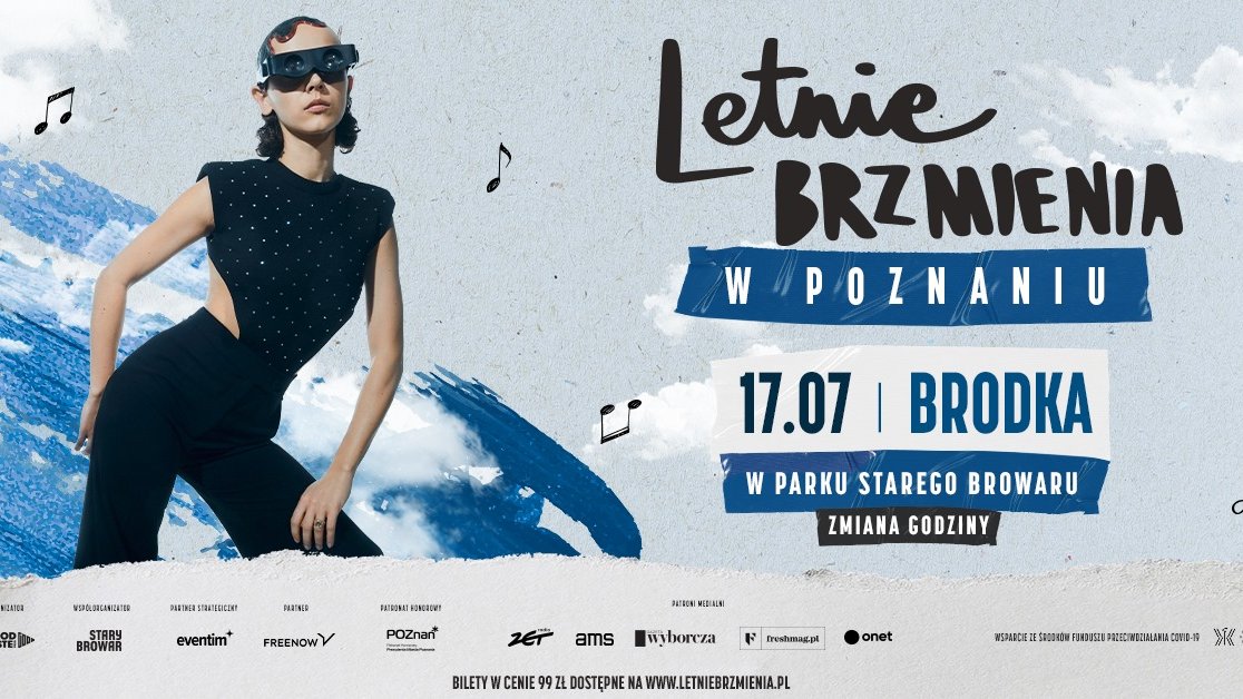 Grafika przedstawia zdjęcie artystki i szczegóły na temat koncertu.