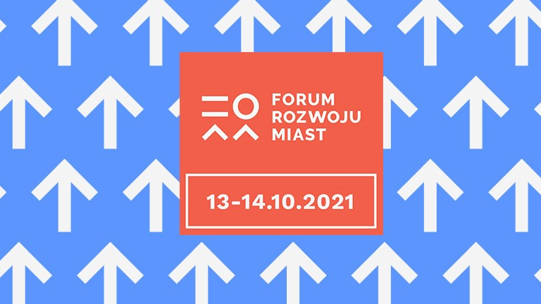 Grafika zapowiadająca Forum Rozwoju Miast