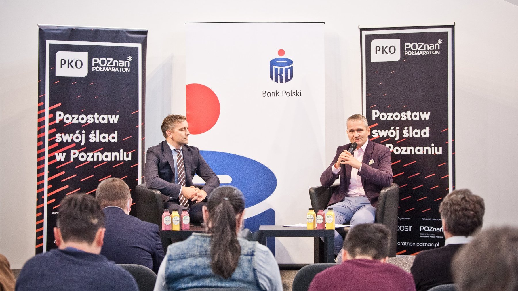 Zdjęcie z konferencji prasowej przed półmaratonem