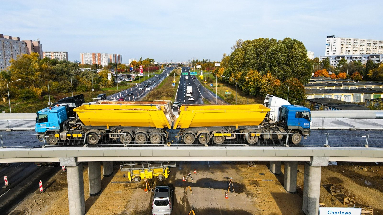 Galeria zdjęć z budowy wiaduktu przy ul. Kurlandzkiej