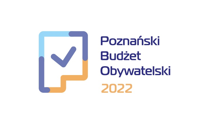 Grafika przedstawia logo Poznańskiego Budżetu Obywatelskiego 2022.