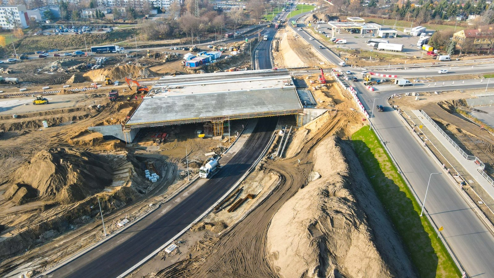 Galeria zdjęć z budowy trasy i układu drogowego na Naramowice