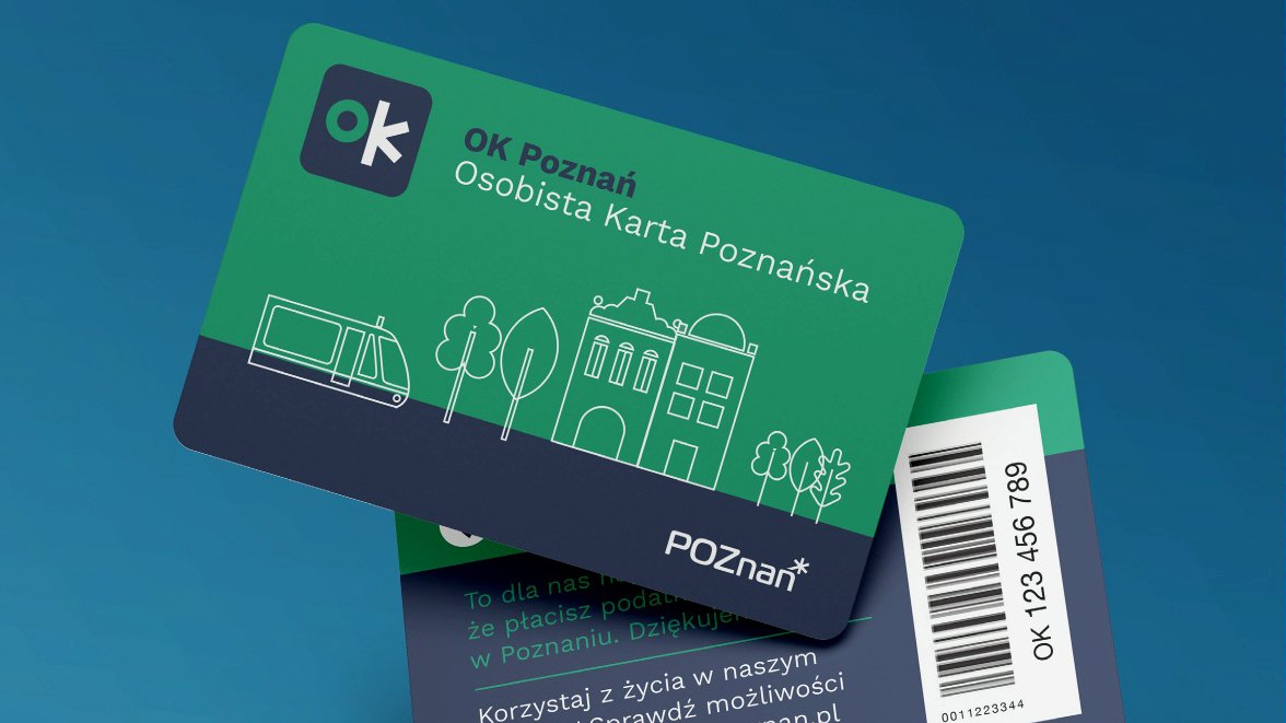 Na zdjęciu projekt plastikowej karty, jej awers i rewers - grafika rozmowy