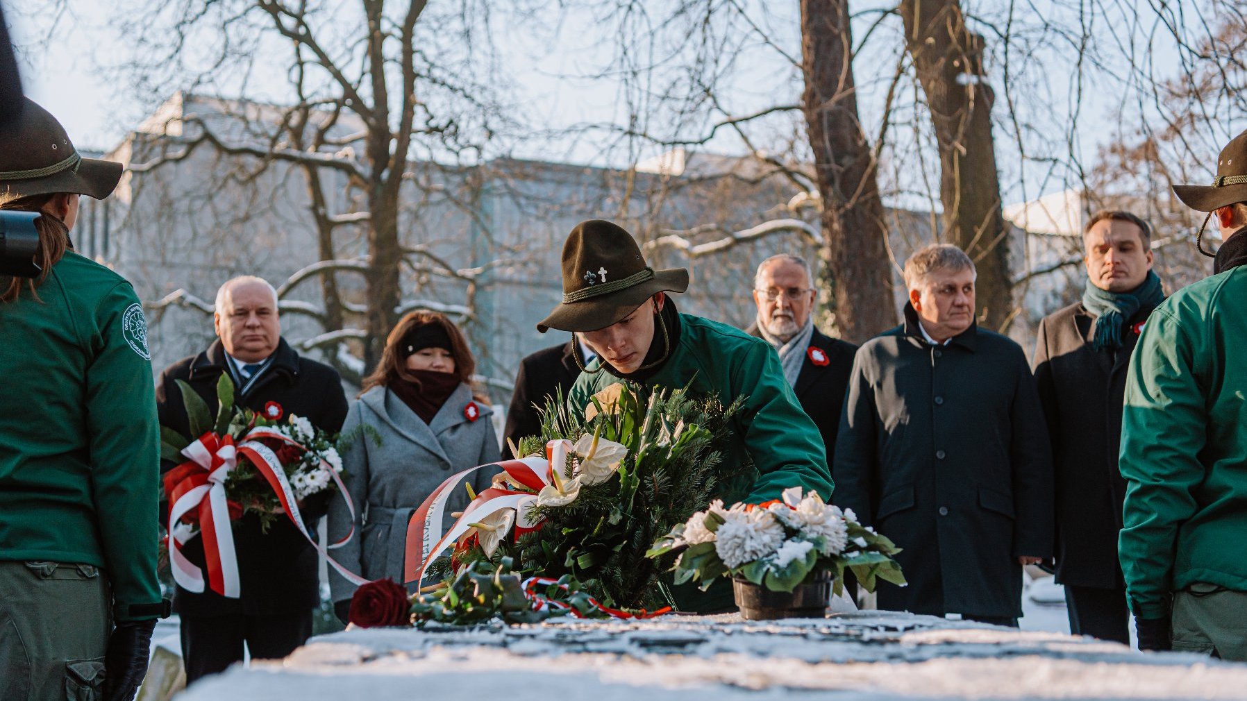 Galeria zdjęć przedstawia obchody 103. rocznicy wybuchu Powstania Wielkopolskiego.