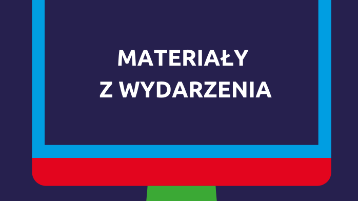 Grafika z napisem: materiały z wydarzenia - grafika rozmowy