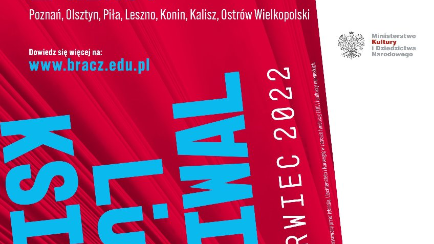 Plakat Festiwal Ludzie Książki.