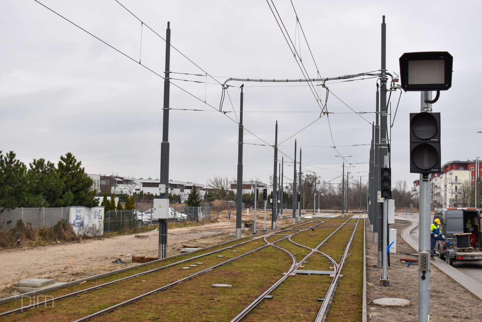 Galeria zdjęć z trasy tramwajowej na Naramowice - grafika rozmowy