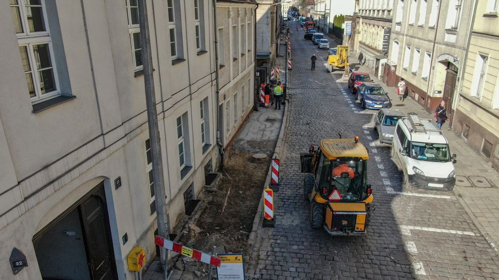 Galeria zdjęć z remontu chodnika na ul. Grobla