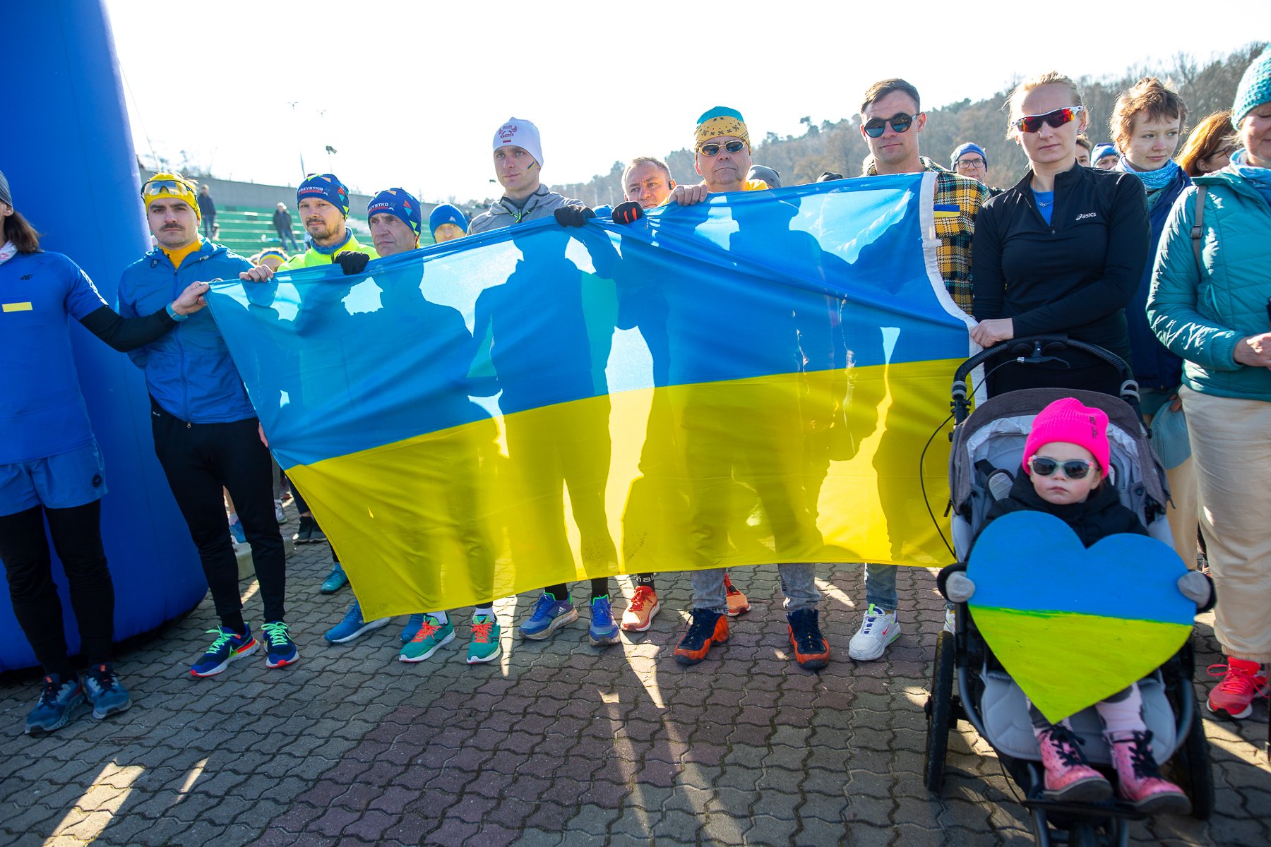 Bieg "Solidarni z Ukrainą". - grafika rozmowy