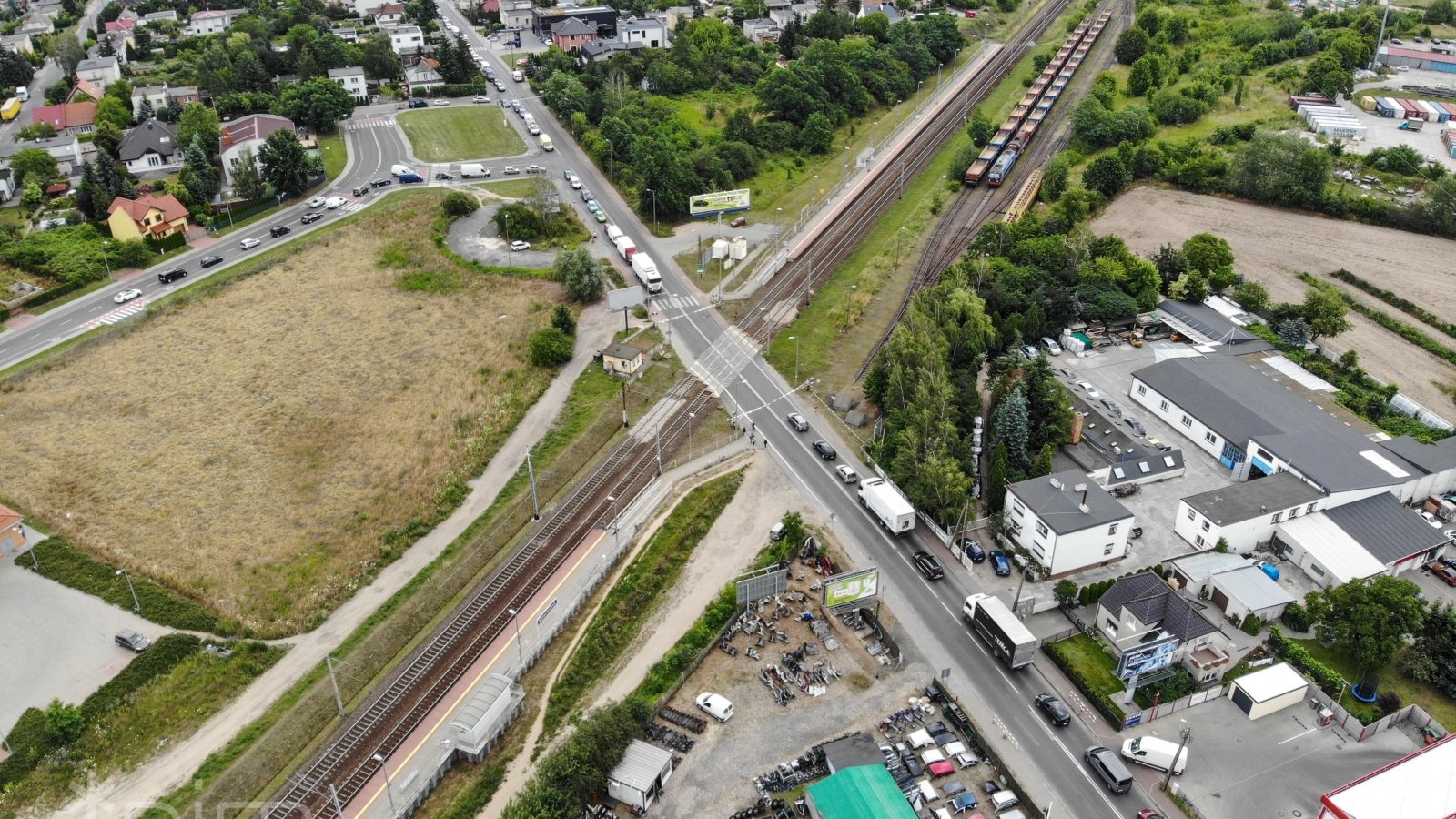 Galeria zdjęć z przejazdu przy ul. Grunwaldzkiej przed przebudową