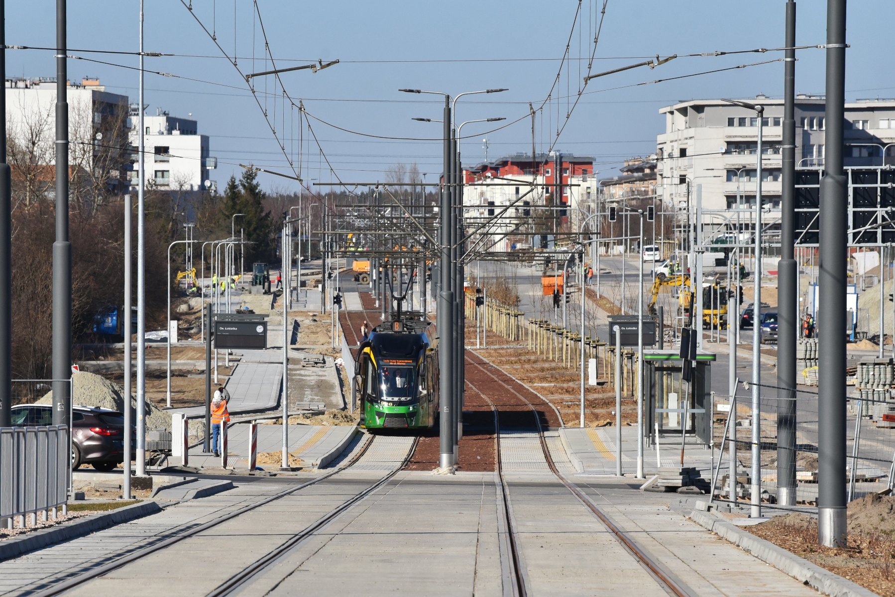 Galeria zdjęć z testów trasy tramwajowej na Naramowice - grafika rozmowy