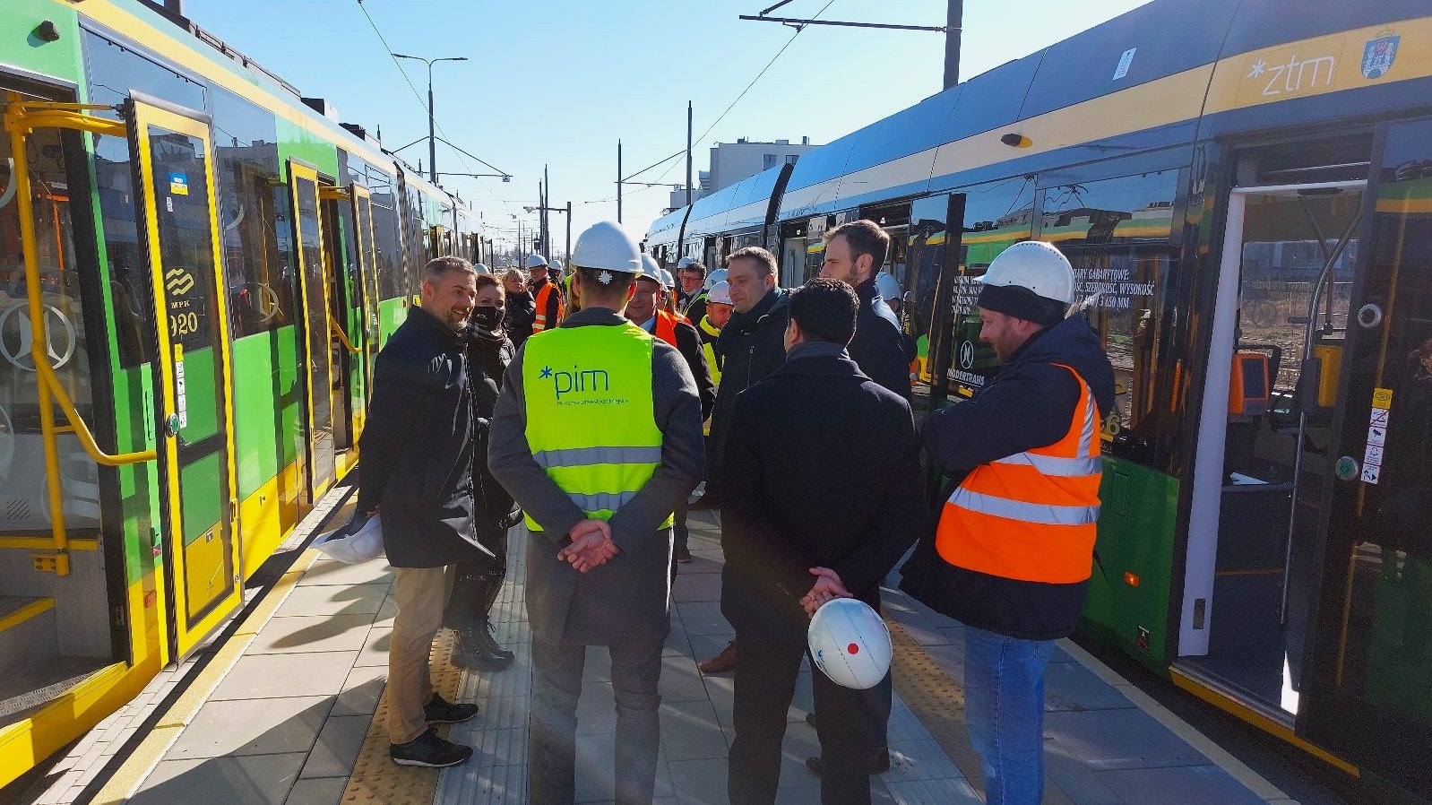 Galeria zdjęć z testów na trasie tramwajowej na Naramowice