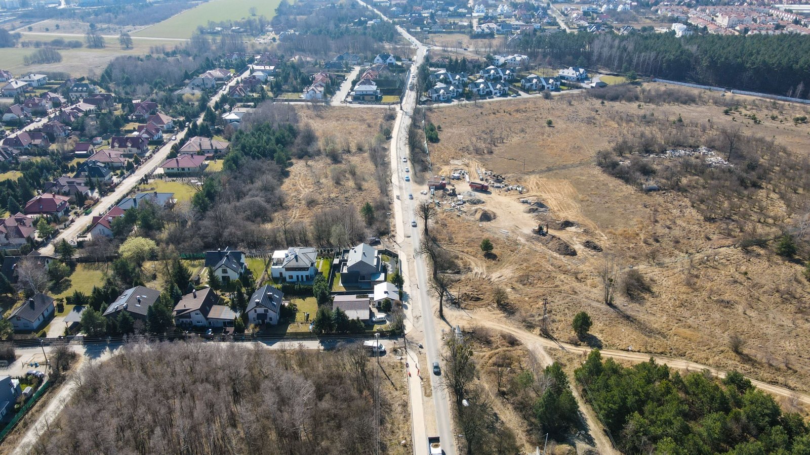 Galeria zdjęć z budowy chodnika przy ul. Morasko