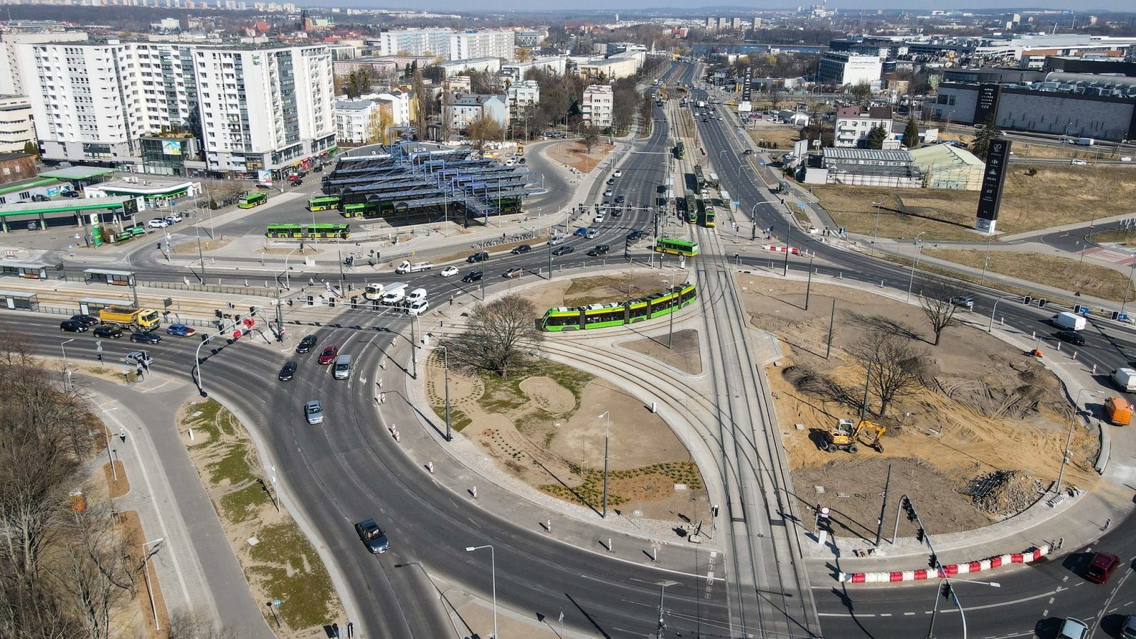 Galeria zdjęć z przebudowanego ronda Rataje