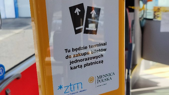 Zdjęcie przedstawia miejsce, gdzie zamontowane zostanie terminal