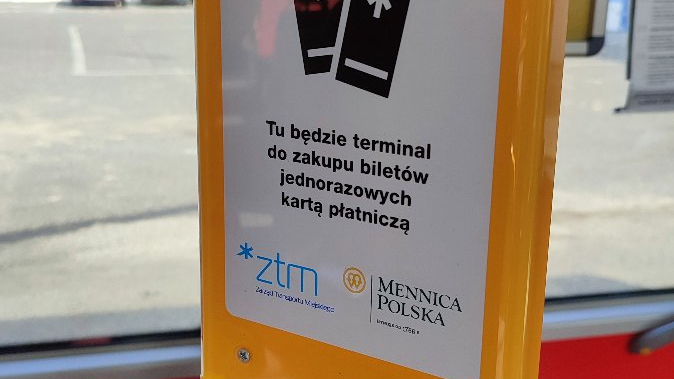 Zdjęcie przedstawia miejsce, gdzie zamontowane zostanie terminal