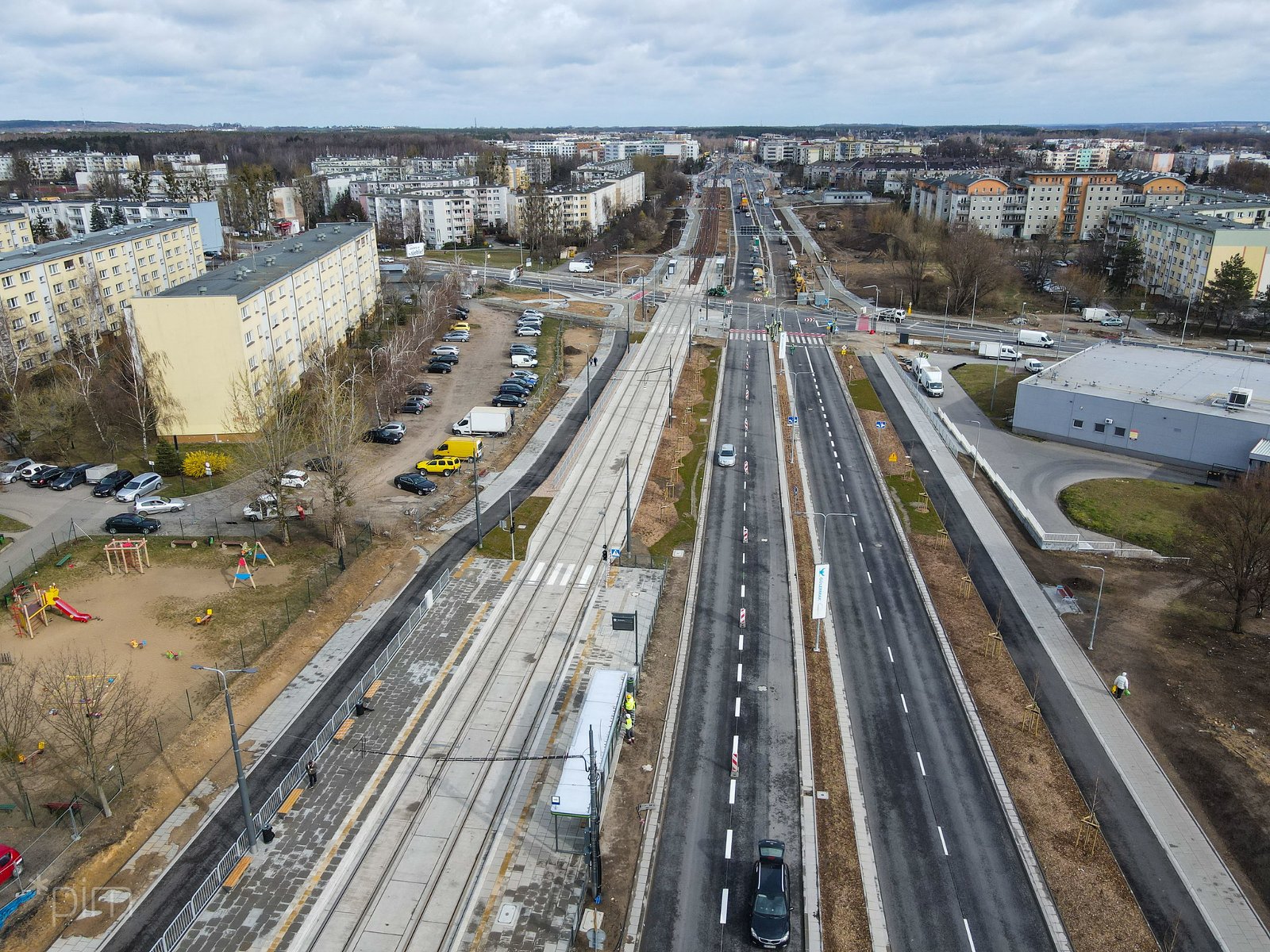 Galeria zdjęć z budowy trasy na Naramowice - grafika rozmowy