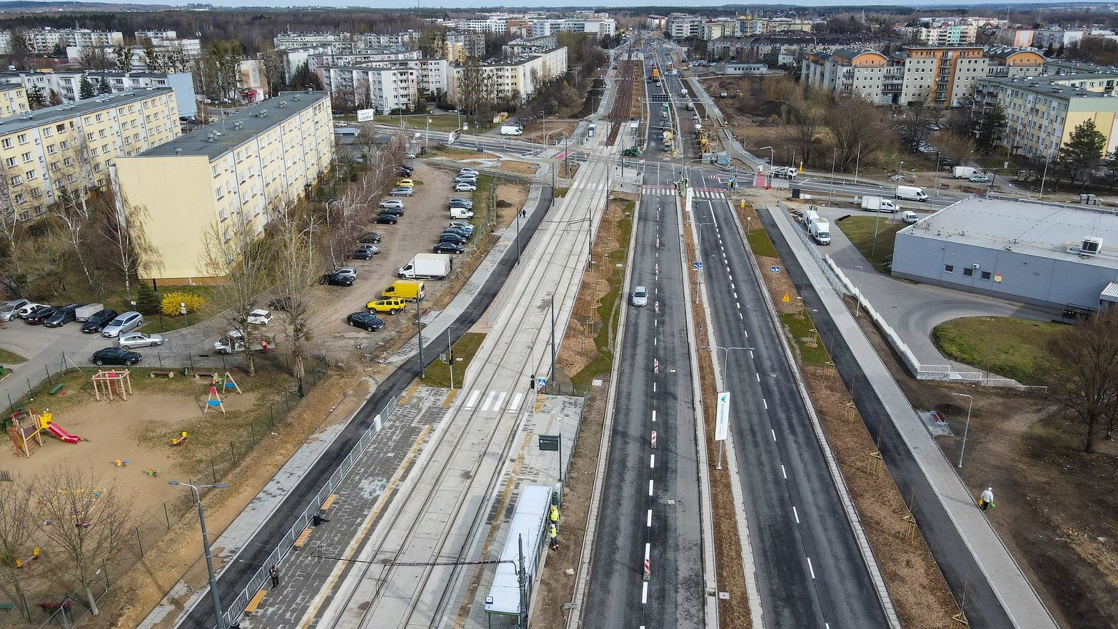 Galeria zdjęć z budowy trasy na Naramowice