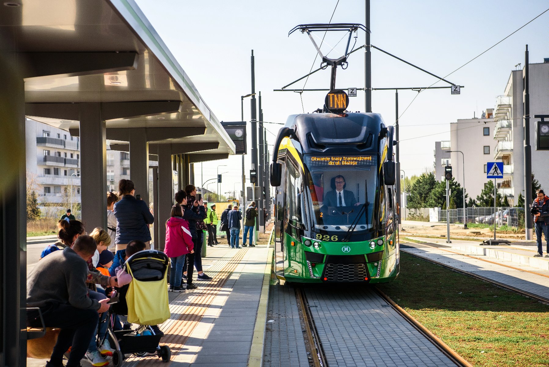 Galeria z otwarcia trasy tramwajowej na Naramowice - grafika rozmowy