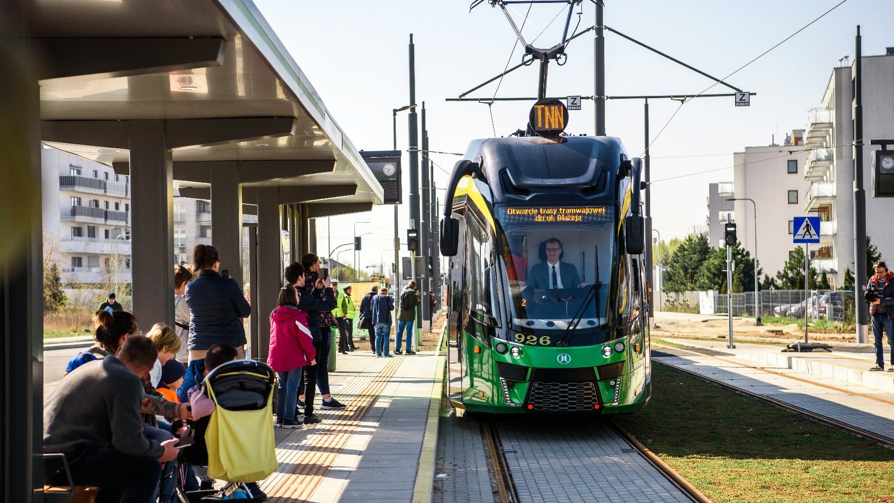 Galeria z otwarcia trasy tramwajowej na Naramowice